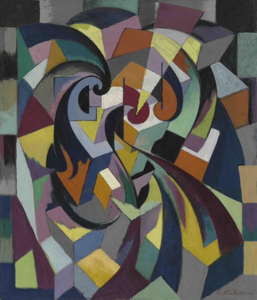 Edmond Van Dooren, Abstracte compositie.